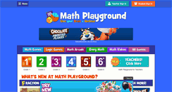 Desktop Screenshot of mathplayground.com