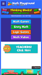 Mobile Screenshot of mathplayground.com